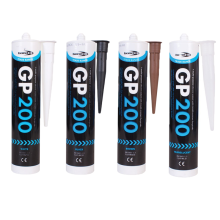(1, Grey) Bond It GP200 Contractors Grade LMA Silicone Sealant EU3 Kitchen Bathroom