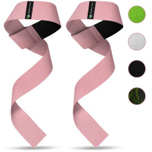 Gradient Fitness Weight Lifting Wrist Straps (2 Pack) | Soft Neoprene Padded 20? Straps. Reduces Injury Risk for Weightlifting, Bodybuilding,