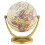 Exerz 10cm Antique Globe - Mini Globe - Vintage Colour Modern Map (Diameter: 10cm) 2