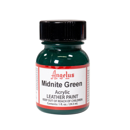 Angelus Leather Paint 1 oz Midnight Green