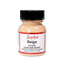 Angelus Acrylic Leather Paint Beige Size: 1 onza