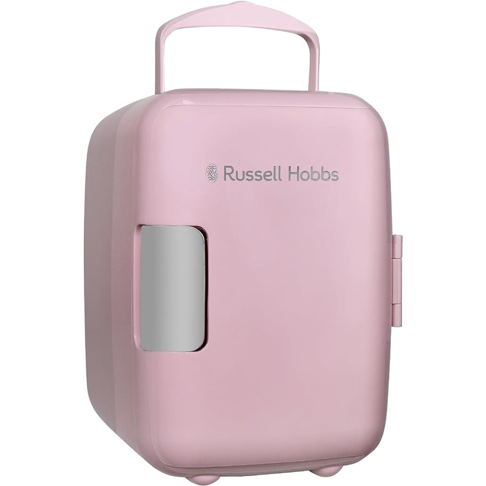 Russell Hobbs Mini Fridge 4L/6 Can Portable Mini Cooler  RH4CLR1001P