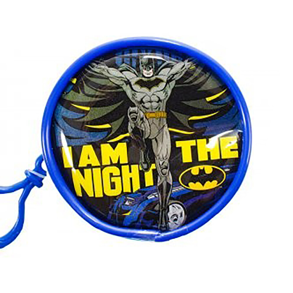 Batman Coin Purse Round PVC Wallet Children Character Boys