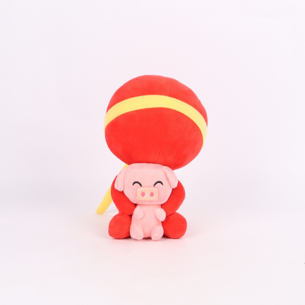 (Red) Alan Becker Matchstick Men Plush Toy Stuffed Animal Pp Cotton Filling Gifts Red