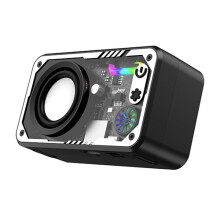Mini Bluetooth Speaker Transparent Soundbar Subwoofer MP3 Music Player