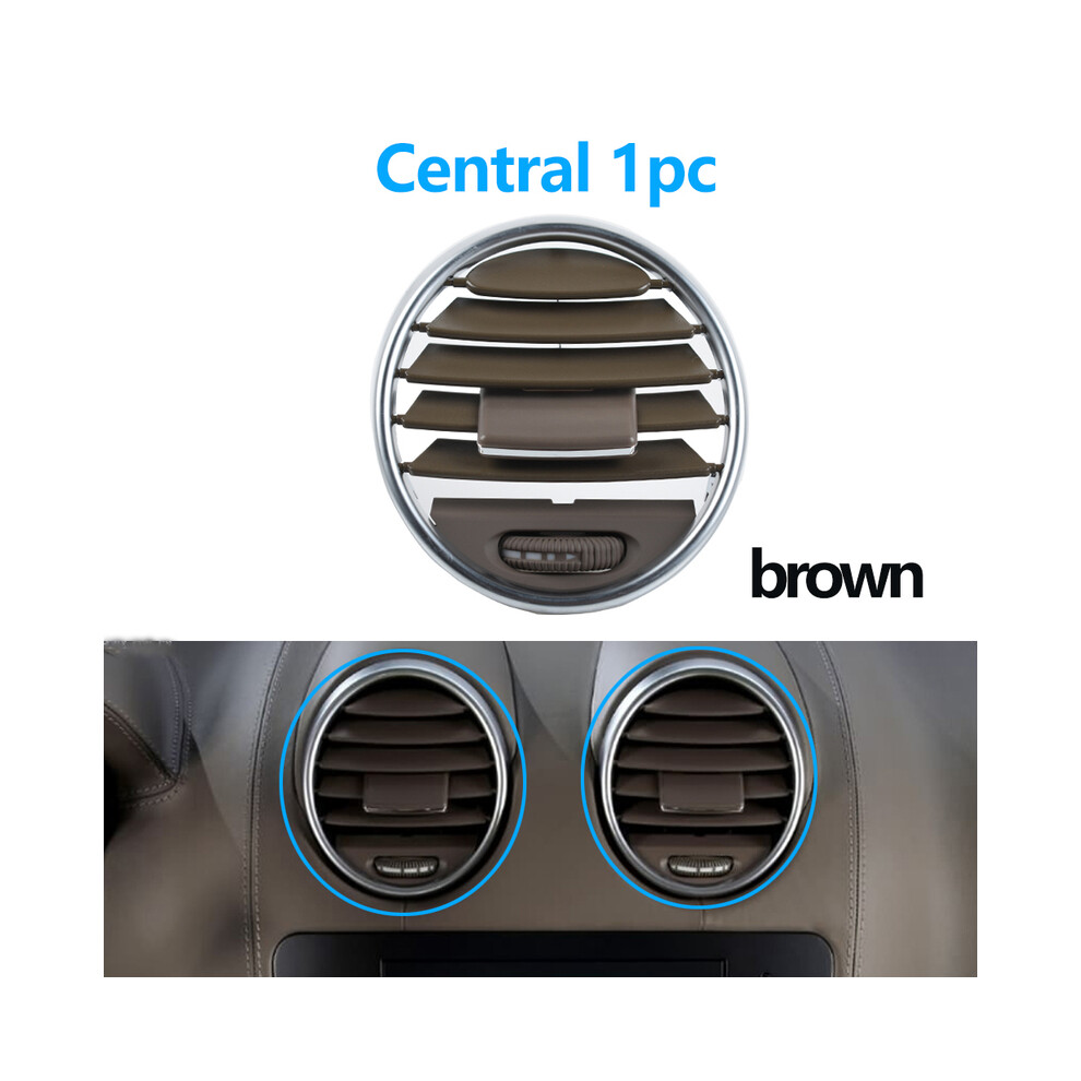 (Brown Central 1pc) Car Interior Dashboard Central Left Right AC Air Vent Grille Outlet Panel-image-OPC-PF2CWDJ-NEW
