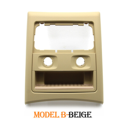 (Model B-Beige) Car Interior Rear Console Ac Conditioner Air Vent Grille Outer Frame Ashtray