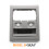 (Model B-Gray) Car Interior Rear Console Ac Conditioner Air Vent Grille Outer Frame Ashtray 1