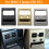 (Model D-Black) Car Interior Rear Console Ac Conditioner Air Vent Grille Outer Frame Ashtray 2