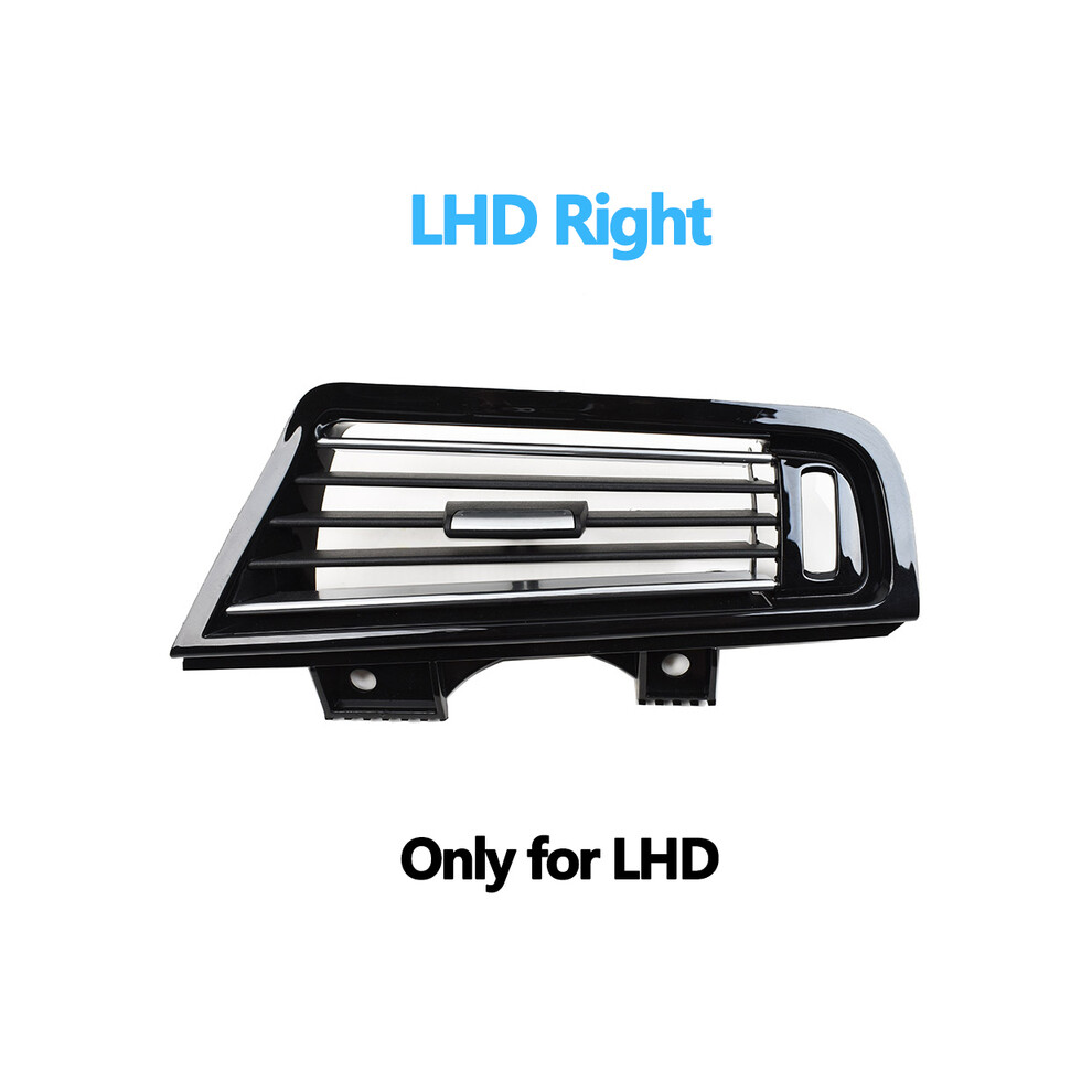 (Lhd Right) Car Interior Lhd Rhd Piano Black Front Air Vents Ac Outlet Panel Chrome 8386120228978