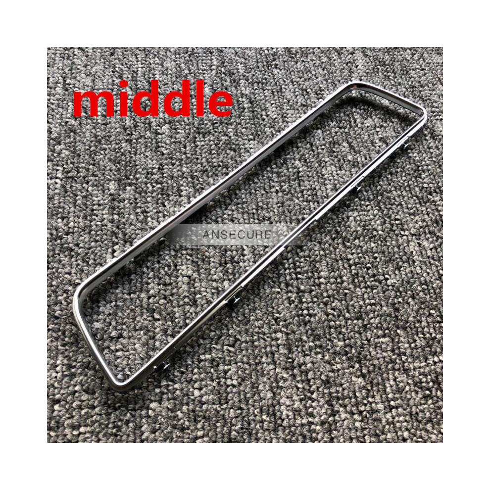 (Middle) Car Interior Front Air Conditioning Outlet Center Armrest Air Vent Chrome 8386120174060