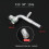 (No 10  1PCS) Car Interior #8 #10 Adjustable Plate Pipe Joint Aluminum 5