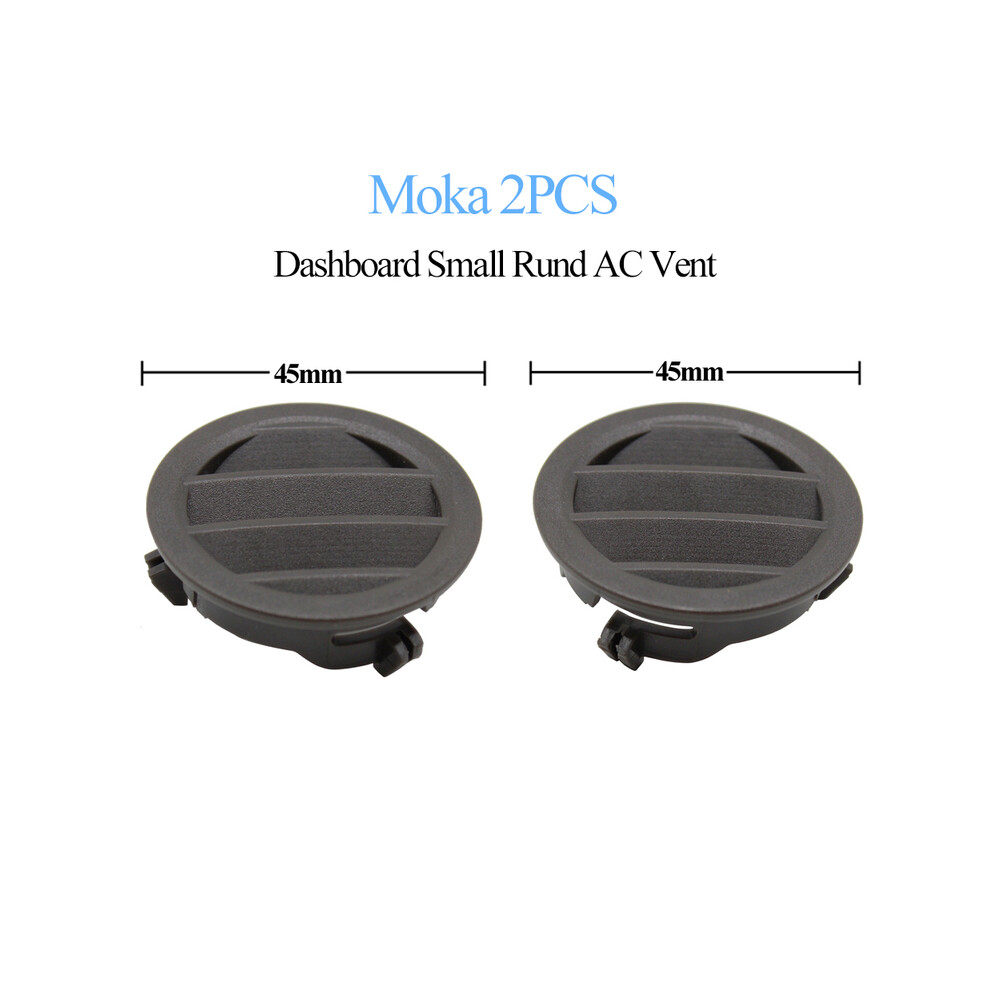 (Moka 2Pcs) Car Interior Rhd Front Rear Air Conditioner Ac Vent Grille Outlet Panel 8386120168502
