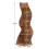 Tribesigns Tribesigns Corner Shelf, Rustic 5-Tier Wall Corner Bookshelf 5