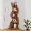 Tribesigns Tribesigns Corner Shelf, Rustic 5-Tier Wall Corner Bookshelf 6