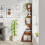 Tribesigns Tribesigns Corner Shelf, Rustic 5-Tier Wall Corner Bookshelf 11