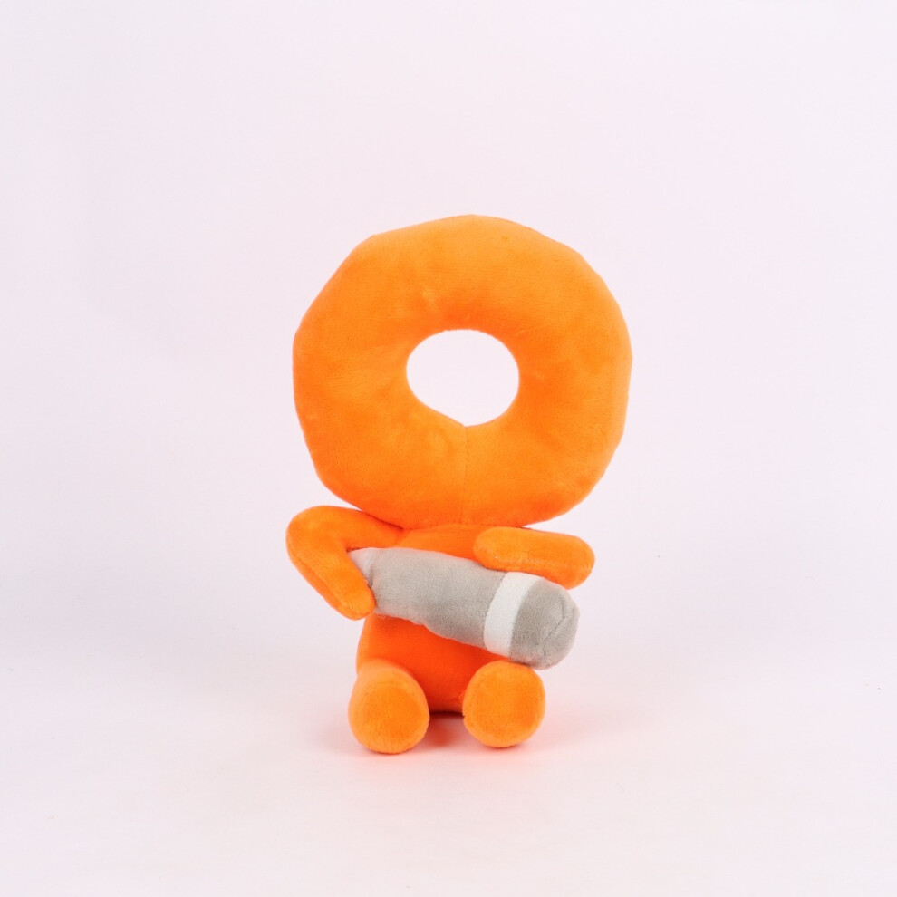 Veishet (Orange) Alan Becker Matchstick Men Plush Toy Stuffed Animal Pp Cotton Filling Gifts Orange