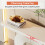 Tribesigns Tribesigns console table, hall table with a round, flower-shaped base 4