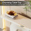 Tribesigns Tribesigns console table, hall table with a round, flower-shaped base 11