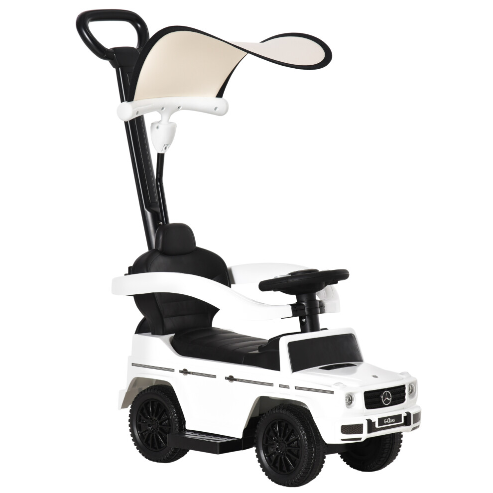 Kids Ride-on Push Car 3 In 1 Benz G350 Baby Walker Toddler Foot To Floor Slider