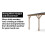 Lean To Gazebo Kit Wall Mounted 4x3m Superfelt Utopia Dunster House 6