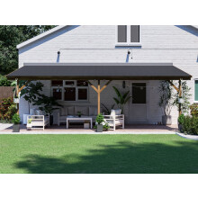 Lean To Gazebo Kit Wall Mounted 6x3m Pressure Treated Superfelt Utopia Dunster House