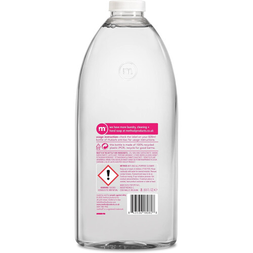 Method Method Anti-Bacterial All-Purpose Cleaner Refill, Wild Rhubarb, 2L