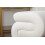 (Lvory White ) Velvet Ottoman Fabric S-shape Stool Wavy Pouf 9