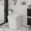 Back to Wall Toilet Short Projection Soft Close Seat Concealed Cistern 2