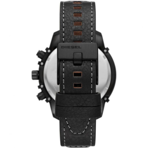 Diesel Diesel DZ4576 Griffed Chronograph Black Leather Watch 1