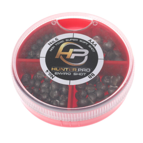 Hunter Pro Non - Toxic Split Shot Fishing Weights. 4 Sections. Aaa, Bb, No.4, No.6