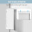 Kitchen Cabinet Single Wall Mounted Storage Cupboard Shelf for Bathroom with Adjustable Shelf 2