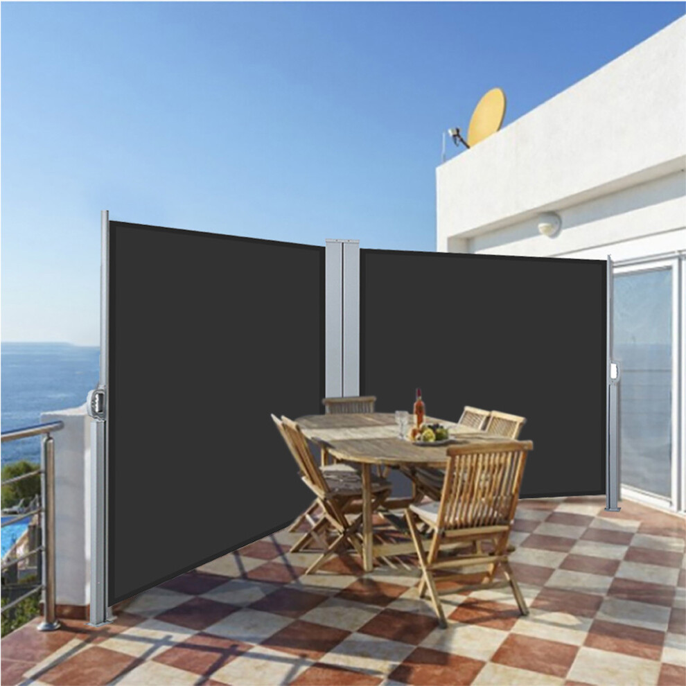 800cm L x 160cm W Outdoor Retractable Privacy Side Awning