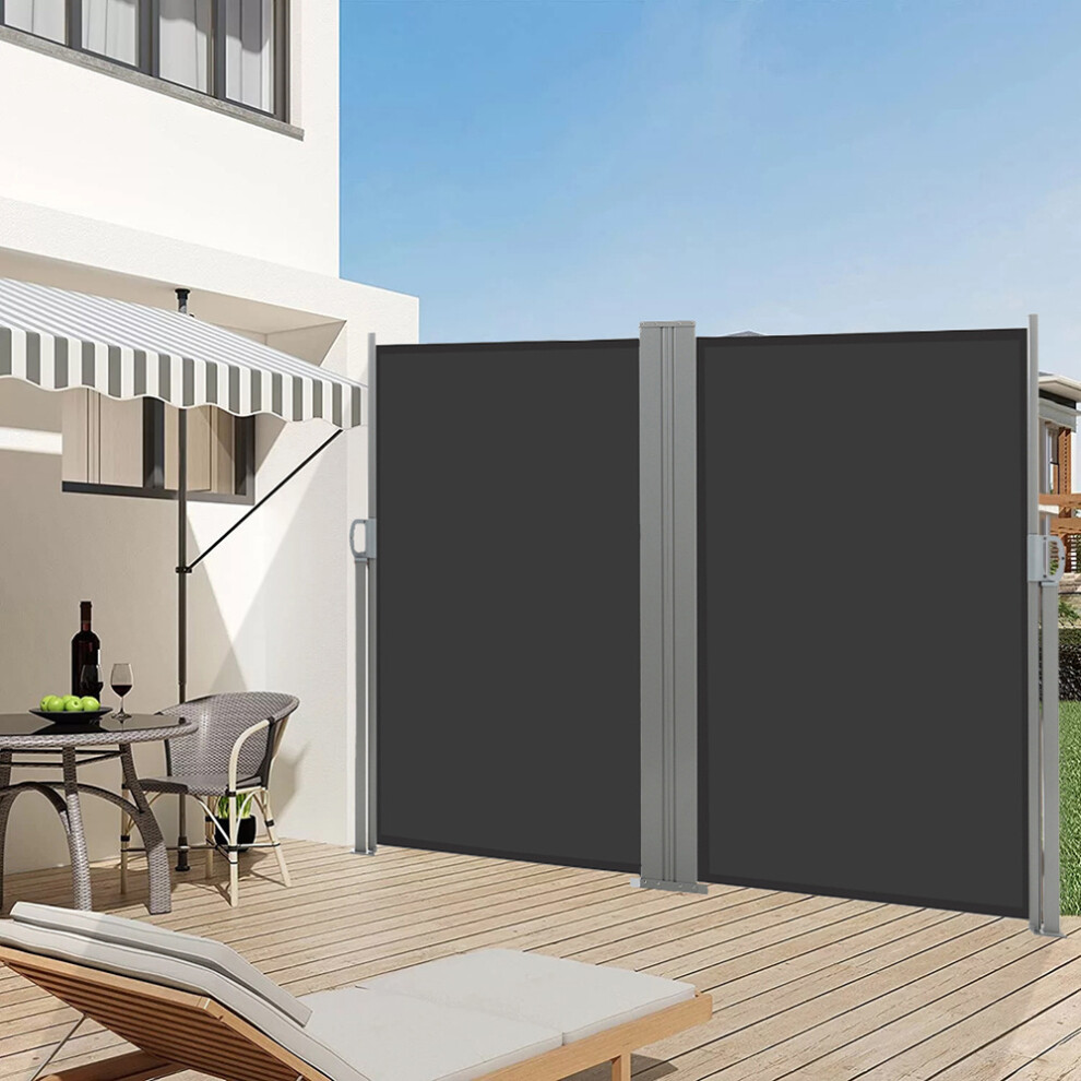 800cm L x 180cm W Outdoor Retractable Privacy Side Awning