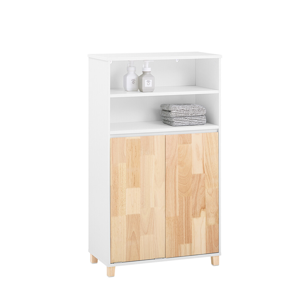 SoBuy BZR143-WN Laundry Cabinet Laundry Chest Bathroom Storage Cabinet