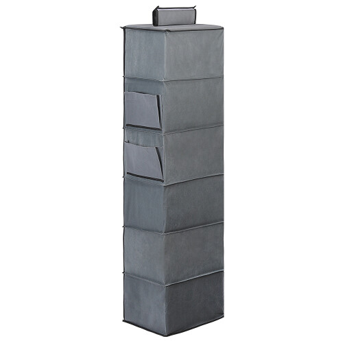 Living And Home 6-Tier Closet Hanging Organizer Set 2