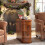 Tribesigns Tribesigns Solid Wood Side Table, 2-Drawer Narrow End Table Slim Table 14