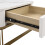 (White, Side Table with Drawer) Nestable Coffee Table, High Gloss Marble Exterior 7