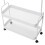Living And Home Modern Rolling White Clothes Rack 5