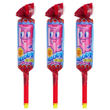 Pack Of 3 Chupa Chups Melody Pop Whistle Lollipops, Strawberry Flavor - A Delicious Strawberry Treat in Every Lollipop