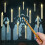 (12pcs) 12pcs Hanging Floating Candles With Wand Remote And String 1