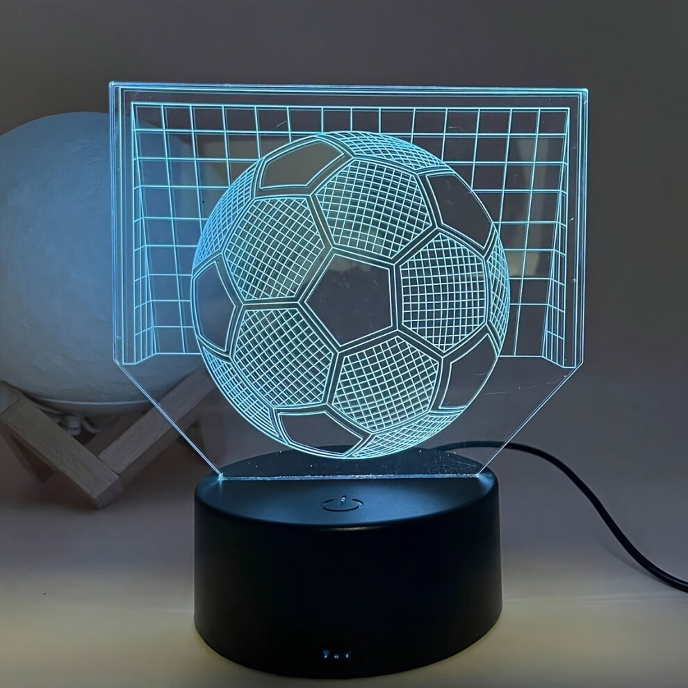 (7 Colors) 3D Night Light, Creative Acrylic Bedside Table Lamp, Football Series 3D Model-image-OPC-PF2DGPP-NEW