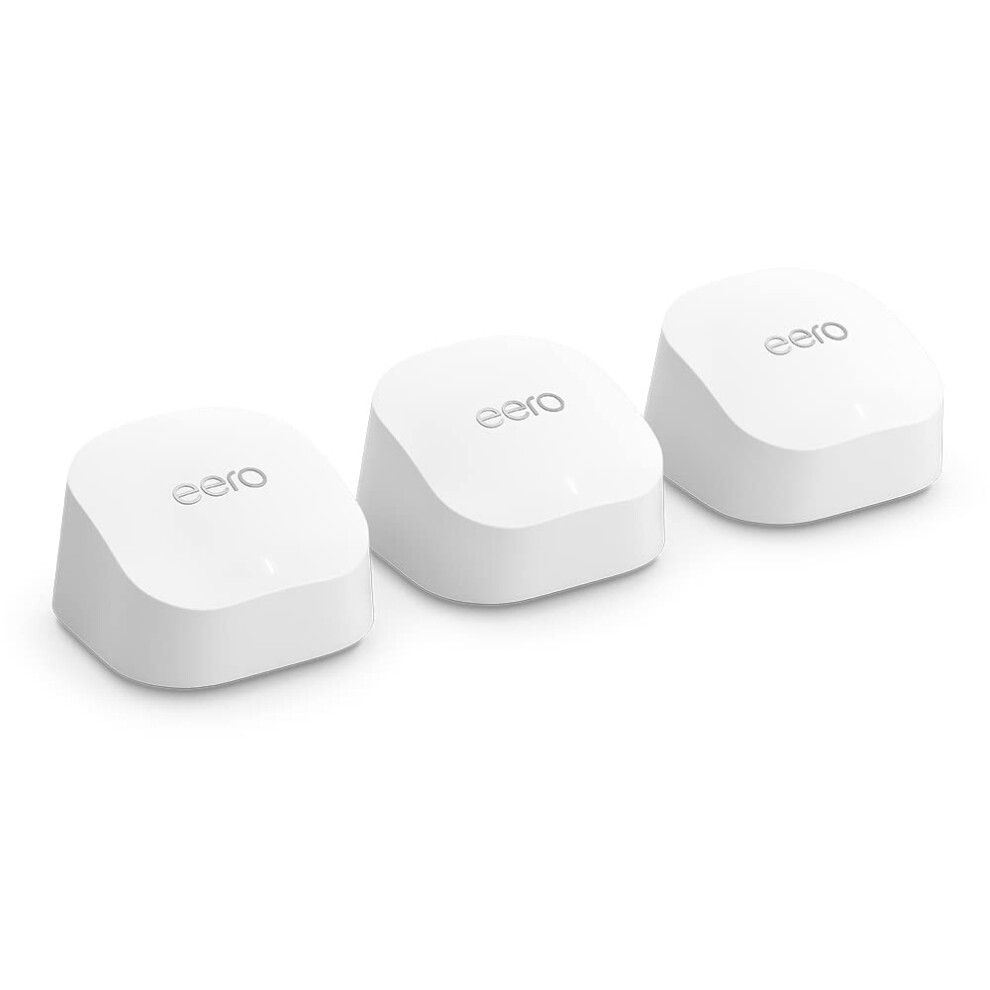 Amazon eero 6+ mesh Wi-Fi router (3-Pack)