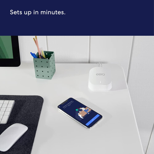 Amazon Amazon eero 6+ mesh Wi-Fi router (3-Pack) 1