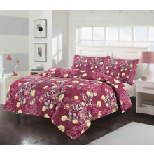 (King, Red) Amelia Duvet Cover Set Bedding Quilt Cover Bed Set