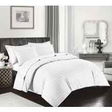 (Double, White) Kampala Hill Sequin Duvet Cover Bedding Set Luxurious Quilt Cover