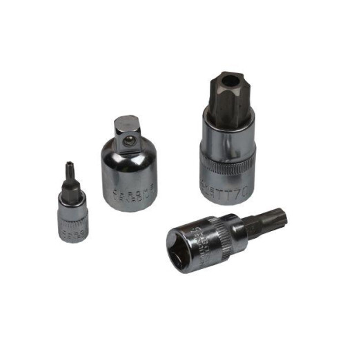 US PRO Tools 64pc 1/4", 3/8" & 1/2" Star Bit Sockets & E Star Sockets Set 7568 2