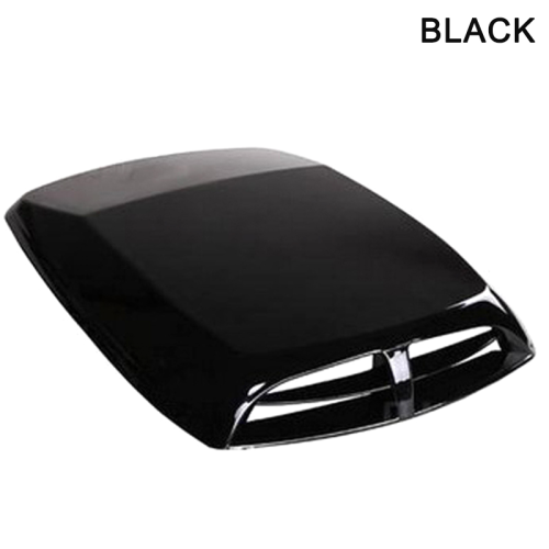 (Black, Chrome silver) LBQ Car Front Bonnet Hood Air Intake Scoop Vent ...