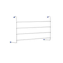 4 Bar Indoor Laundry Radiator Airer