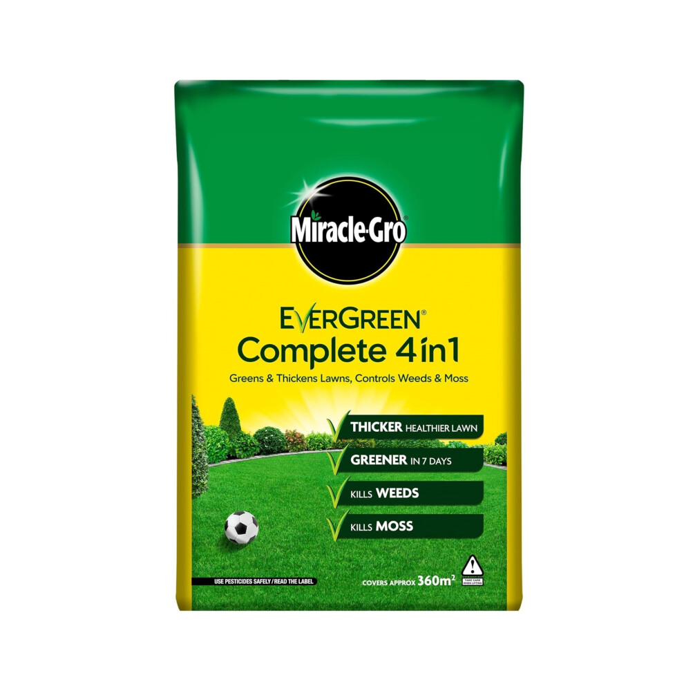 Miracle-Gro Evergreen Complete 4 In 1 - 12.6Kg - 360M²